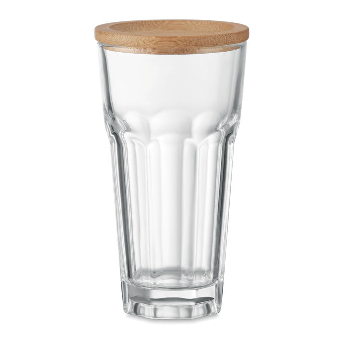 GO6452 Bicchiere con tappo in bamboo 300 ml
