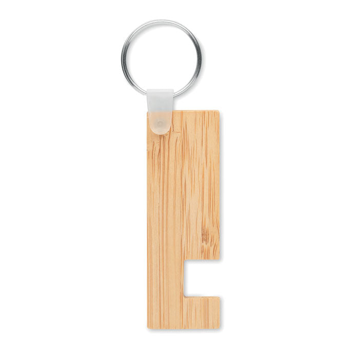 GO6596 Supporto in bamboo e portachiavi