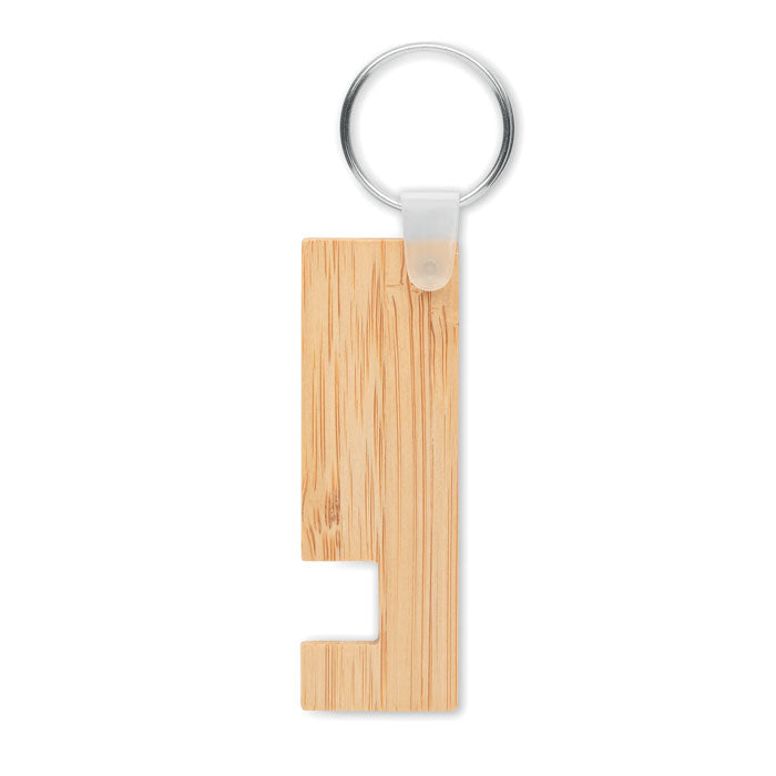 GO6596 Supporto in bamboo e portachiavi
