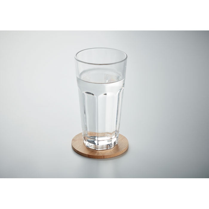GO6602 Sottobicchiere rotondo di bamboo
