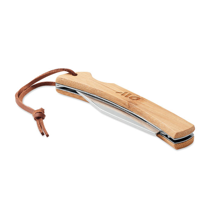 GO6623 Coltello pieghevole in bamboo