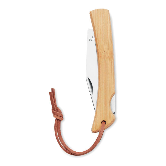 GO6623 Coltello pieghevole in bamboo