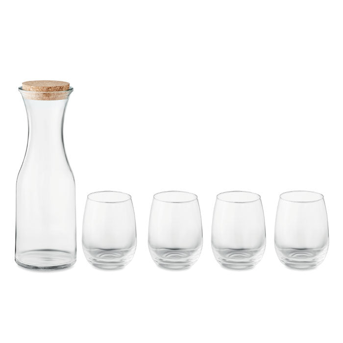 GO6656 Set bicchieri e caraffa in vetro