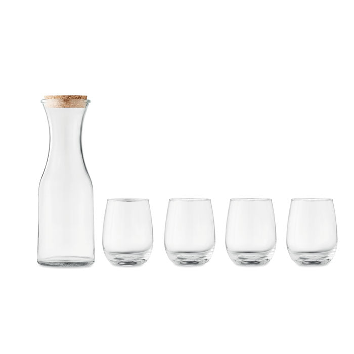 GO6656 Set bicchieri e caraffa in vetro