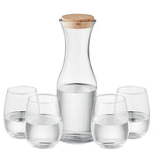 GO6656 Set bicchieri e caraffa in vetro
