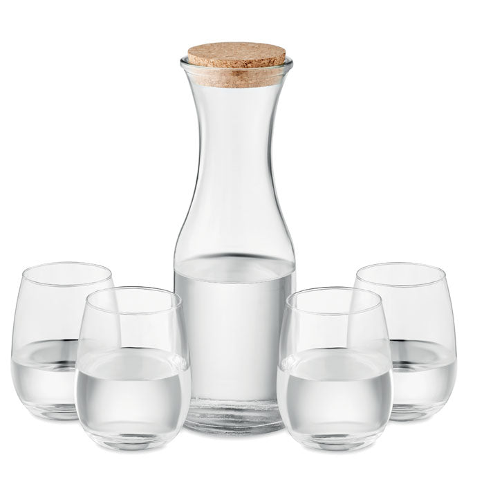 GO6656 Set bicchieri e caraffa in vetro