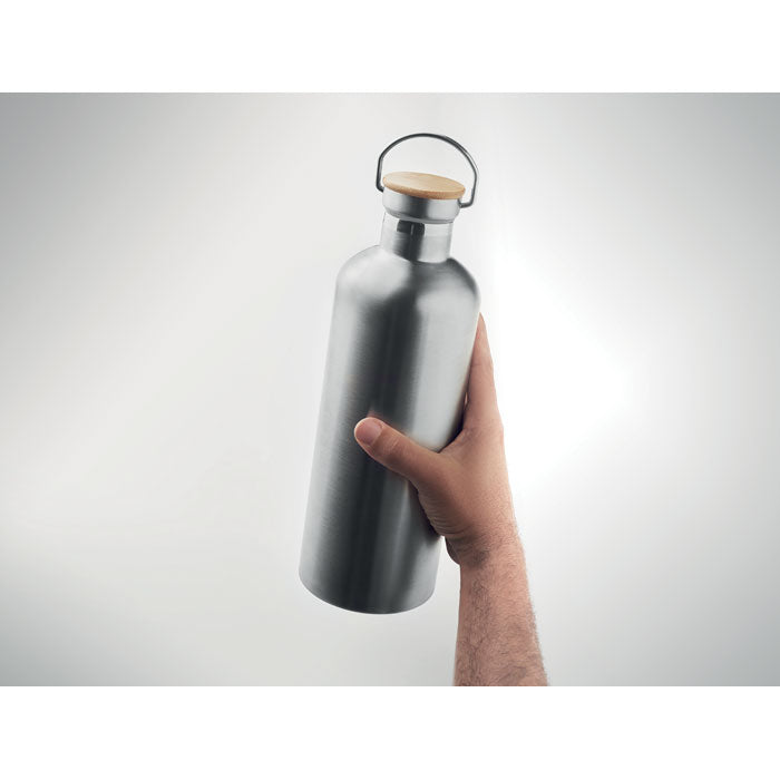 GO6676 Bottiglia doppio strato 1500 ml con coperchio in bamboo