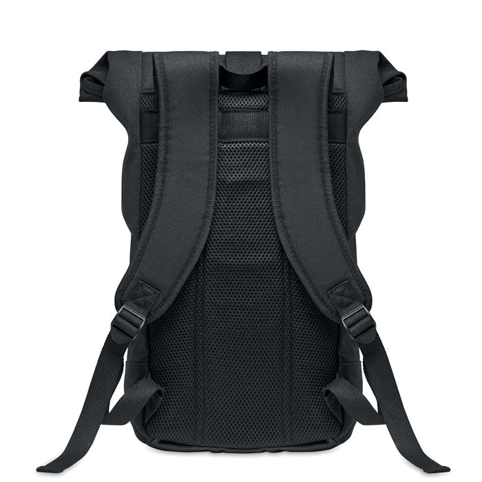 GO6704 Zaino in tela lavata Rolltop