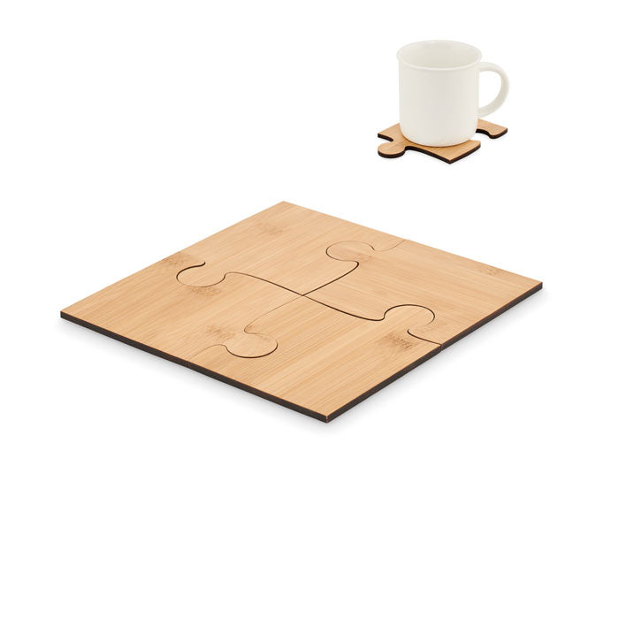 GO6796 Set di 4 sottobicchieri puzzle