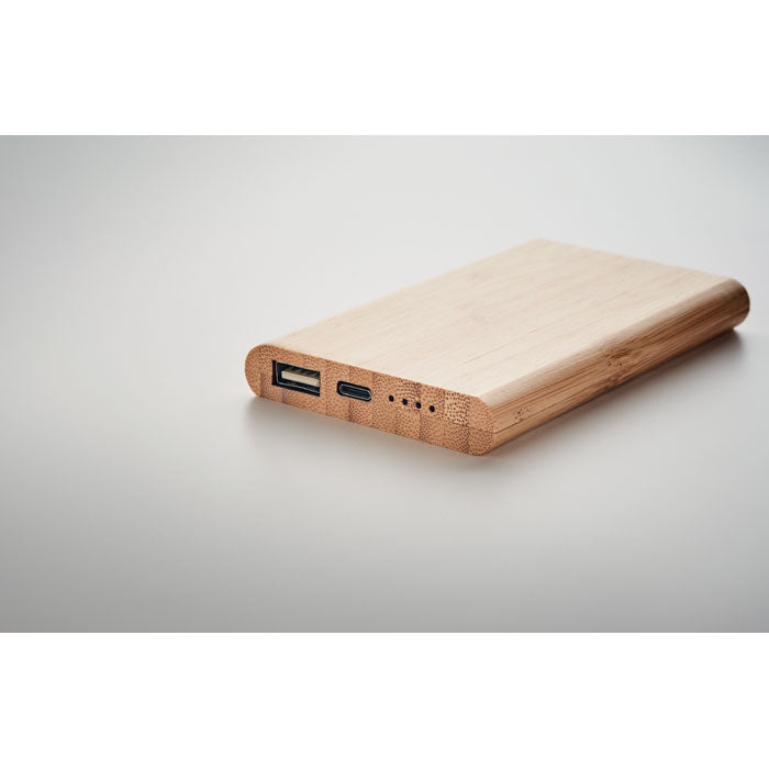GO6814 Power bank in bamboo da 4000mAh