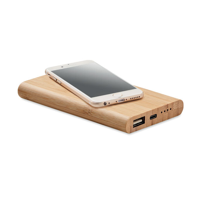 GO6814 Power bank in bamboo da 4000mAh