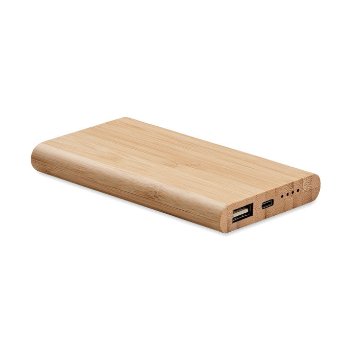 GO6814 Power bank in bamboo da 4000mAh