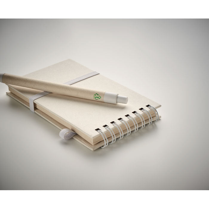 GO6837 Notebook A6 in cartone del latte riciclato