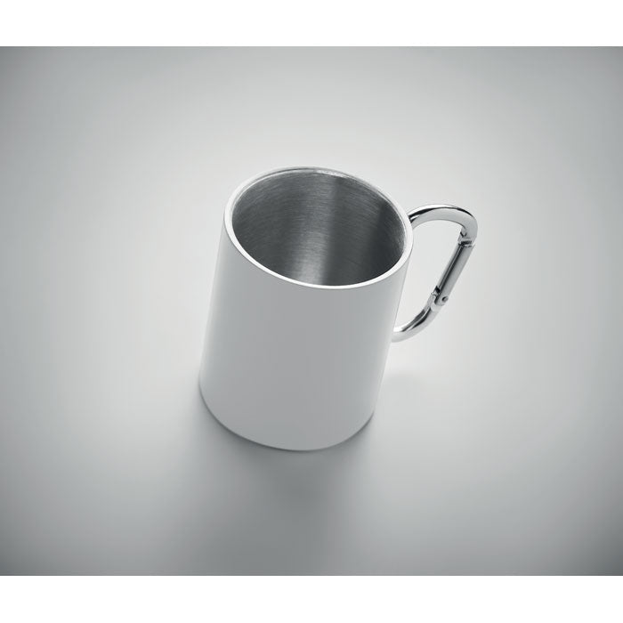 GO6918 Tazza in metallo c/moschettone 300 ml