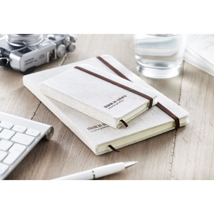 GO6930 Notebook A6 con cover in canvas