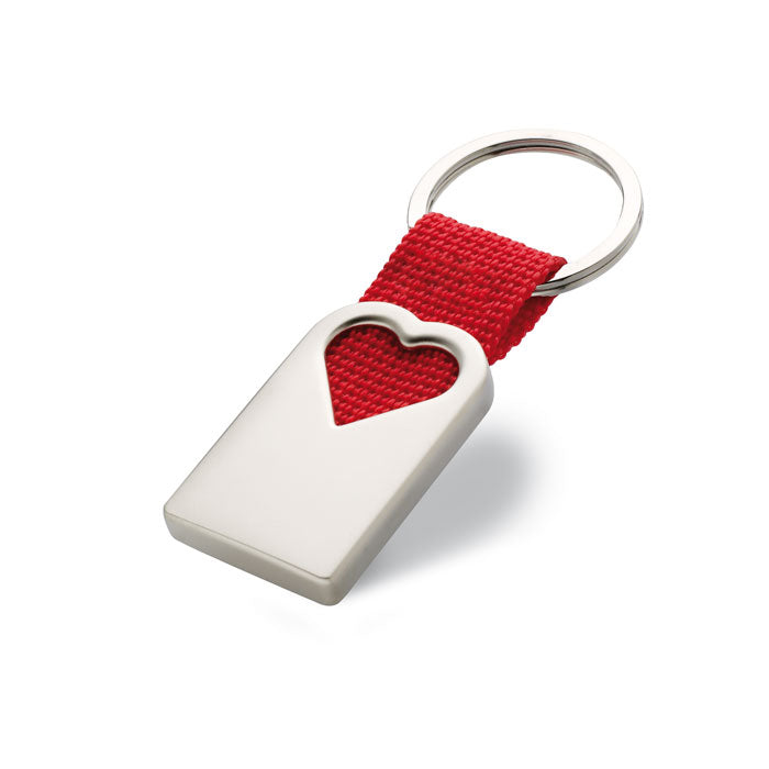 GO7155 Portachiavi in metallo Cuore