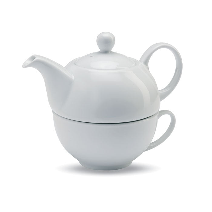 GO7343 Set tè teiera 400 ml e tazza in ceramica