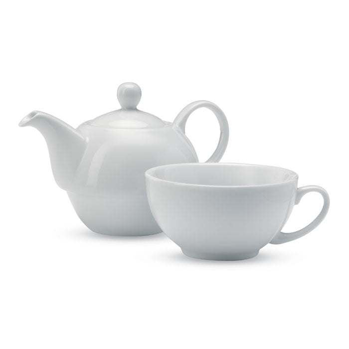 GO7343 Set tè teiera 400 ml e tazza in ceramica