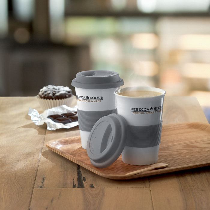 GO7683 Tazza in ceramica e silicone 400 ml