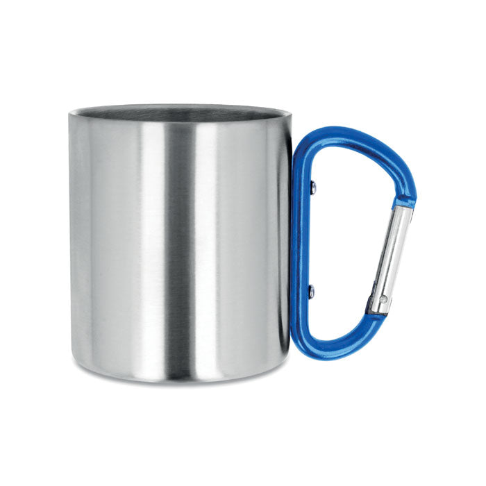GO8313 Tazza in metallo c/moschettone 220 ml