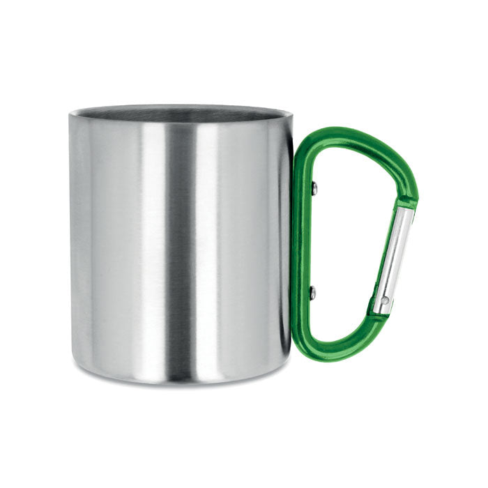 GO8313 Tazza in metallo c/moschettone 220 ml