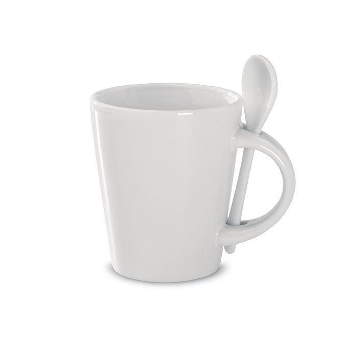 GO8442 Tazza e cucchiaino in porcella 300 ml