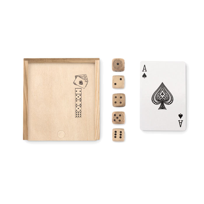GO9187 Set gioco carte e dadi
