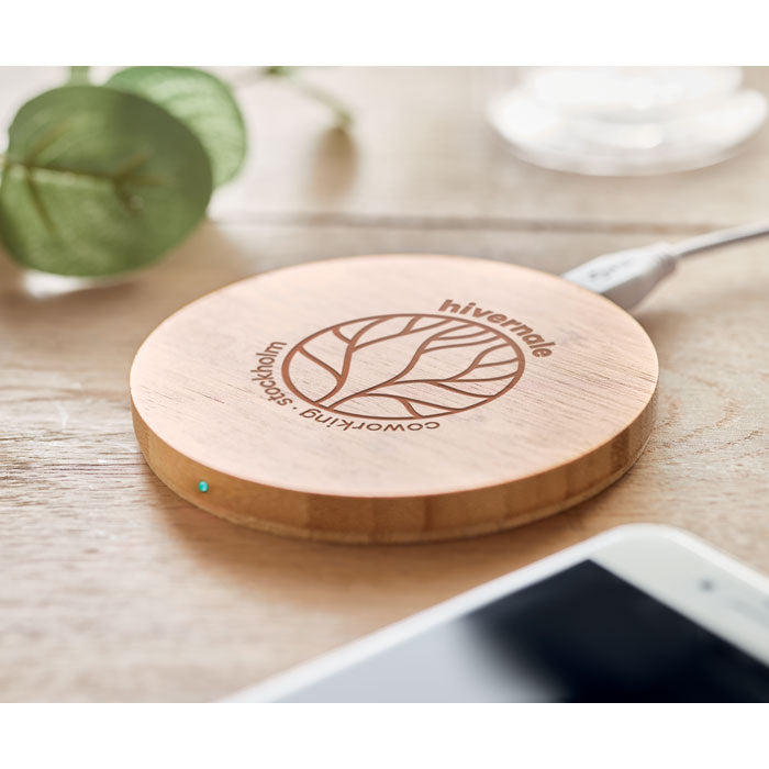 GO9434 Caricatore wireless in bamboo