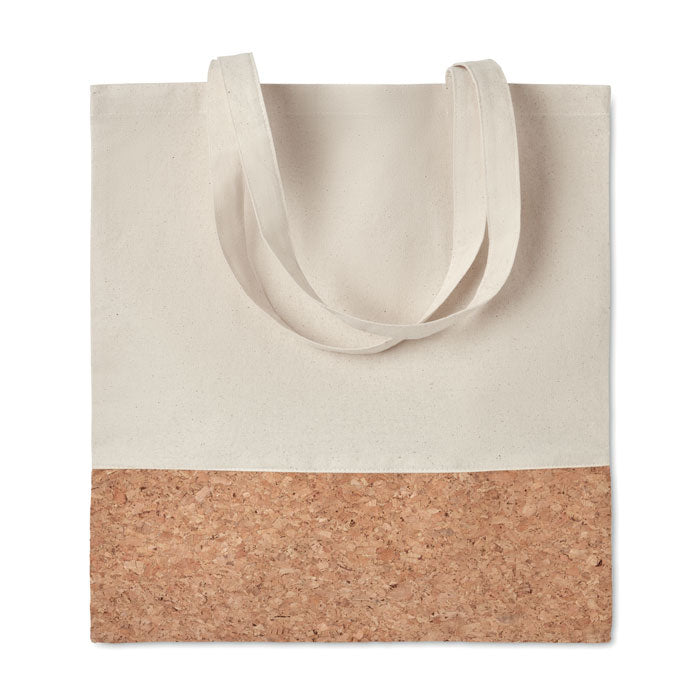 GO9517 Shopper c/dettagli in sughero da 160 gr/m²