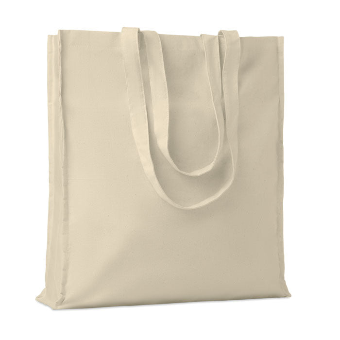 GO9595 Shopper in cotone c/soffietto 140 gr/m²