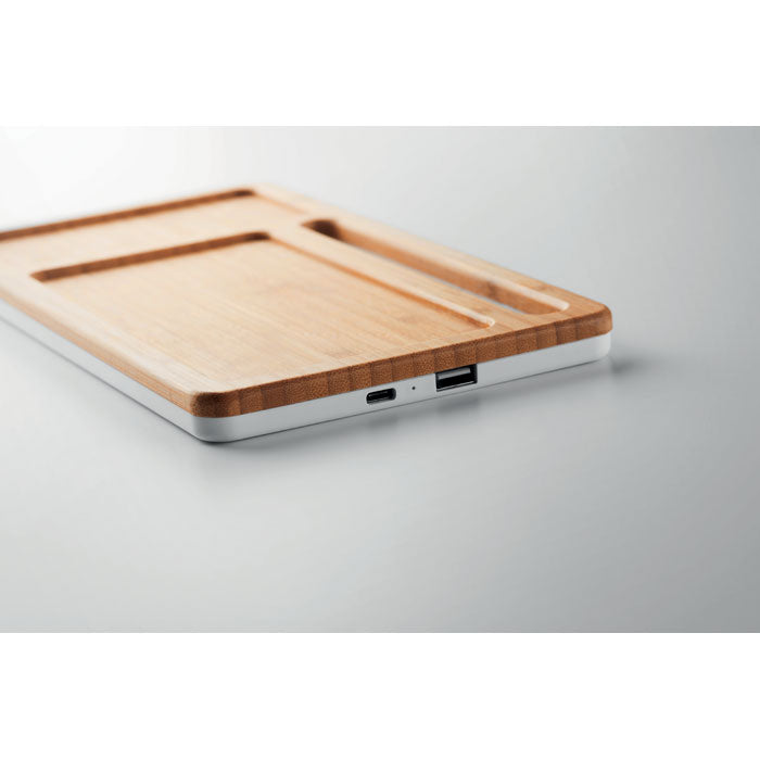 GO9666 Caricatore wireless in bamboo