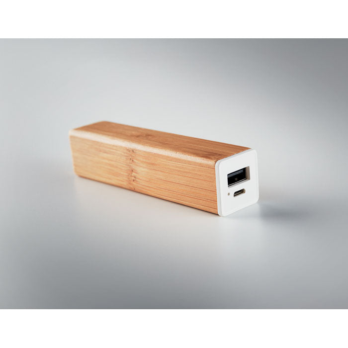 GO9673 Power bank in bamboo