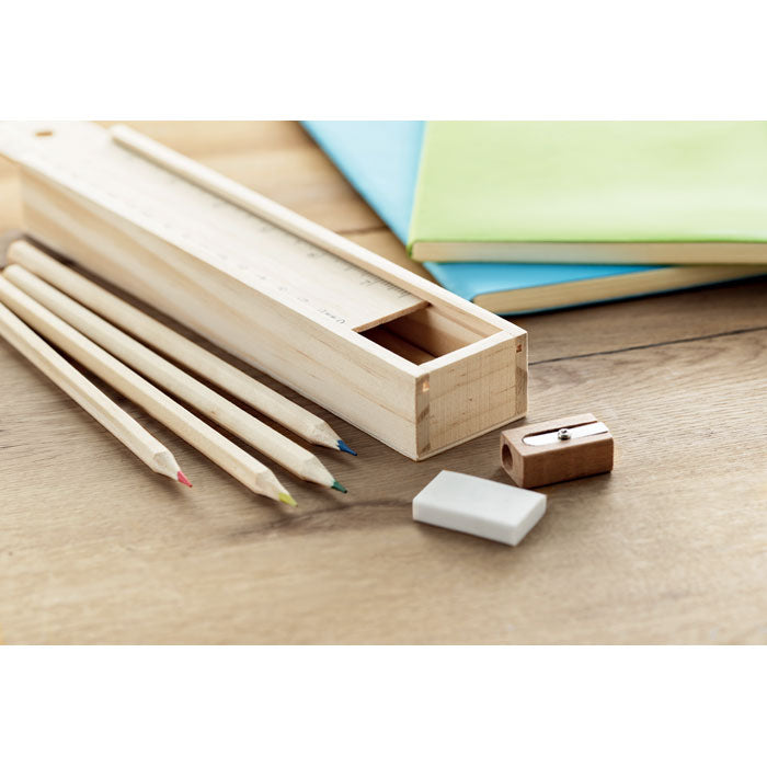GO9836 Set scrittura in box di legno