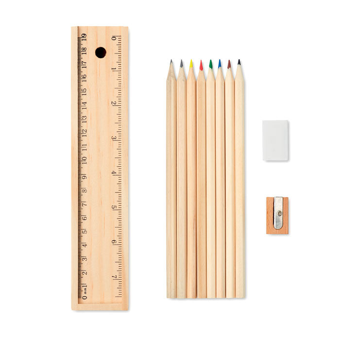 GO9836 Set scrittura in box di legno