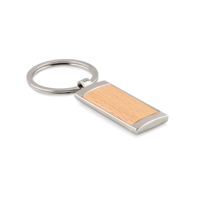 GO9849 Portachiavi  in legno e zinco