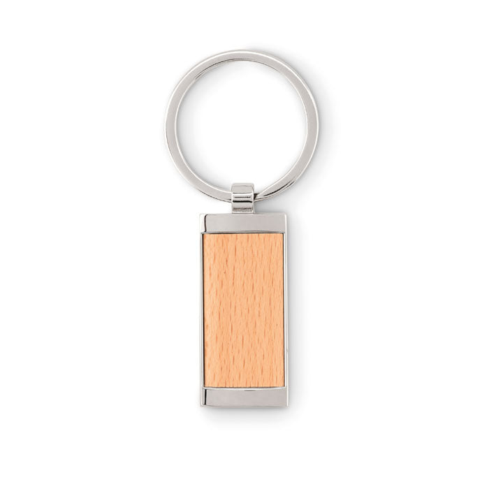 GO9849 Portachiavi  in legno e zinco
