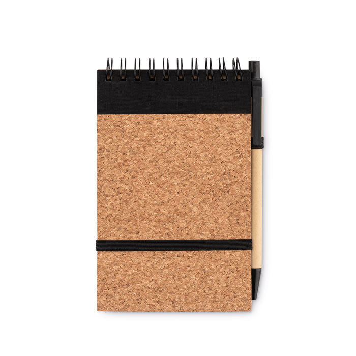 GO9857 Notebook A6 in sughero con penna