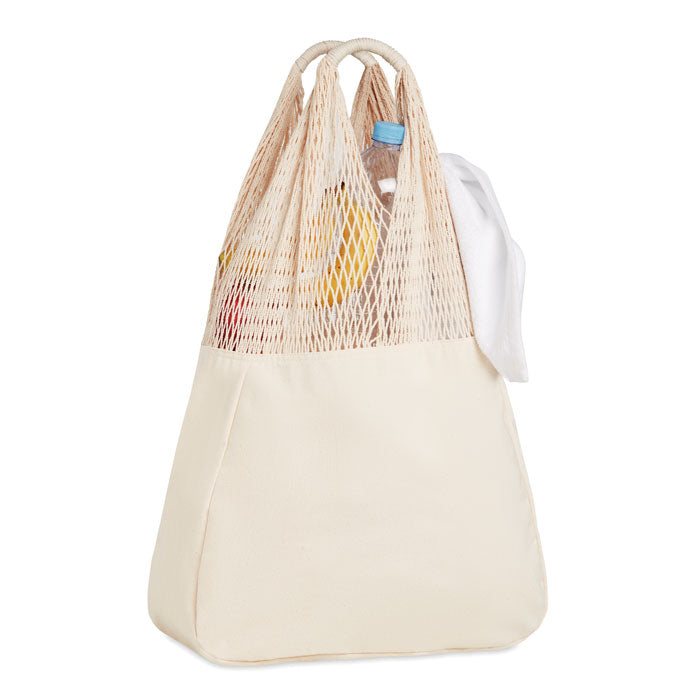 GO9897 Borsa mare in cotone/rete