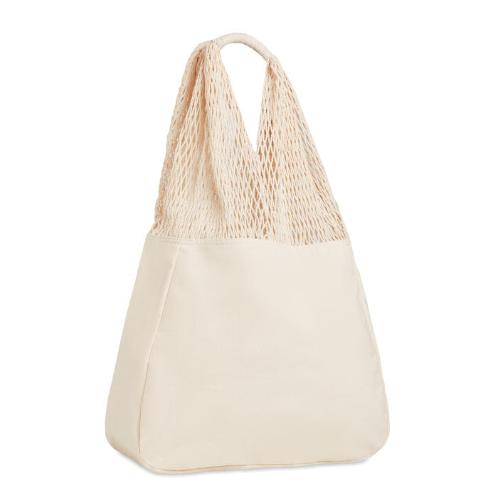 GO9897 Borsa mare in cotone/rete