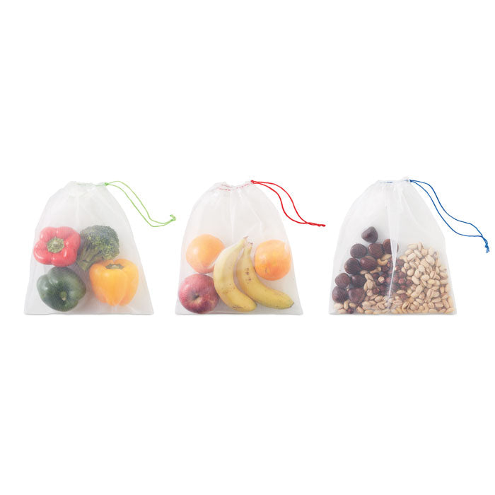 GO9898 Set di 3 sacchetti in RPET