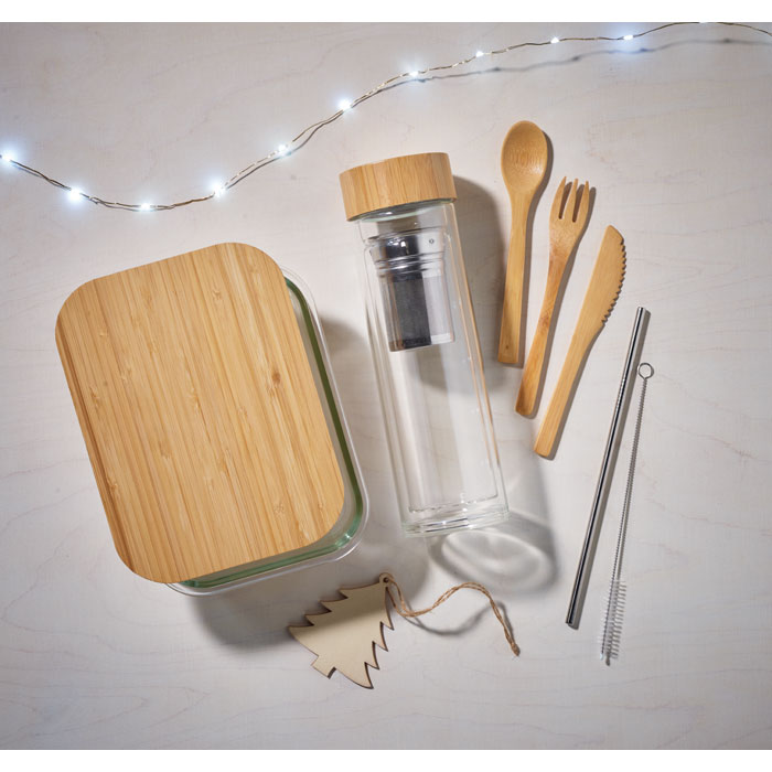 GO9962 Portapranzo in bamboo