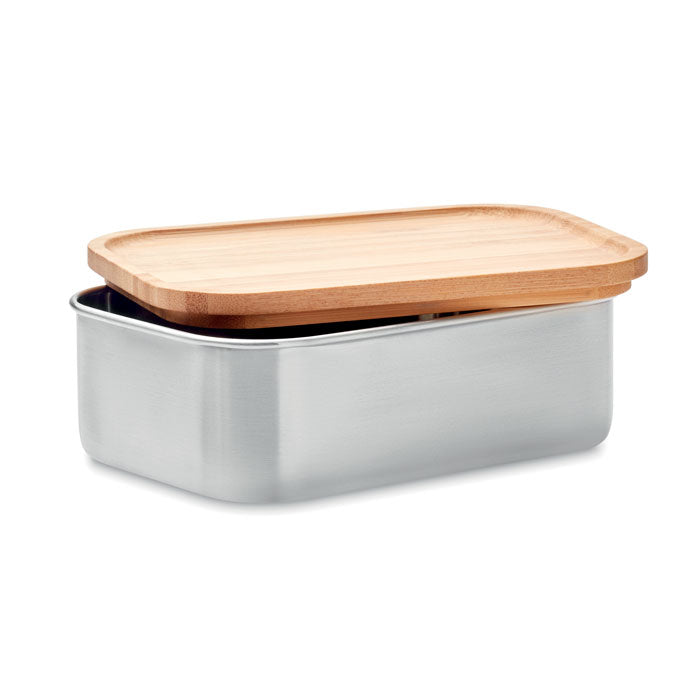 GO9967 Portapranzo 600ml Alluminio e Bamboo