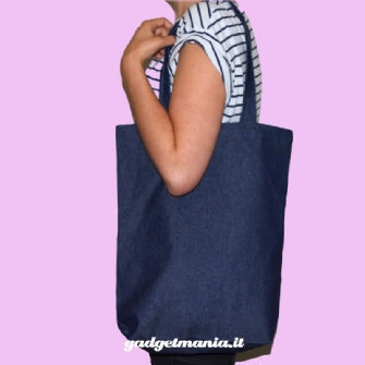 DENIM98 - Shopper in Tessuto Denim